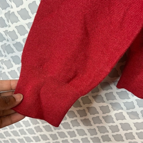 NWT J. Crew Men’s Cotton Crewneck Sweater in Garter Stitch - Picture 6 of 8